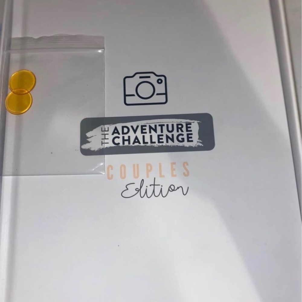 Adventure challenge book for couple
